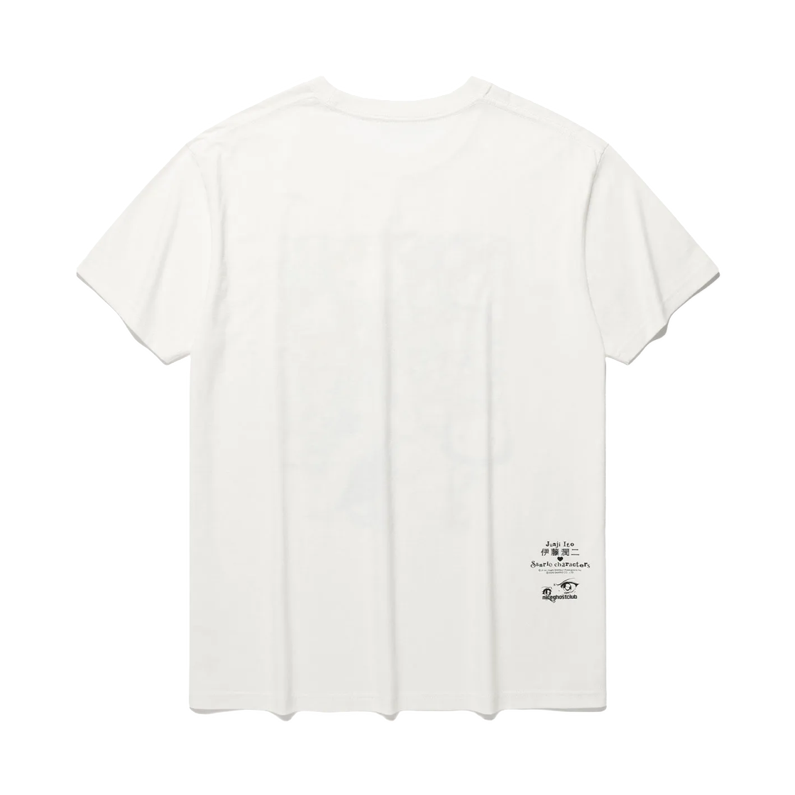 나이스고스트클럽 x 이토 준지 x 산리오 토미에 헬로 키티 티셔츠 화이트(Niceghostclub x Junji Ito x Sanrio Tomie Hello Kitty T-Shirt White) - 2