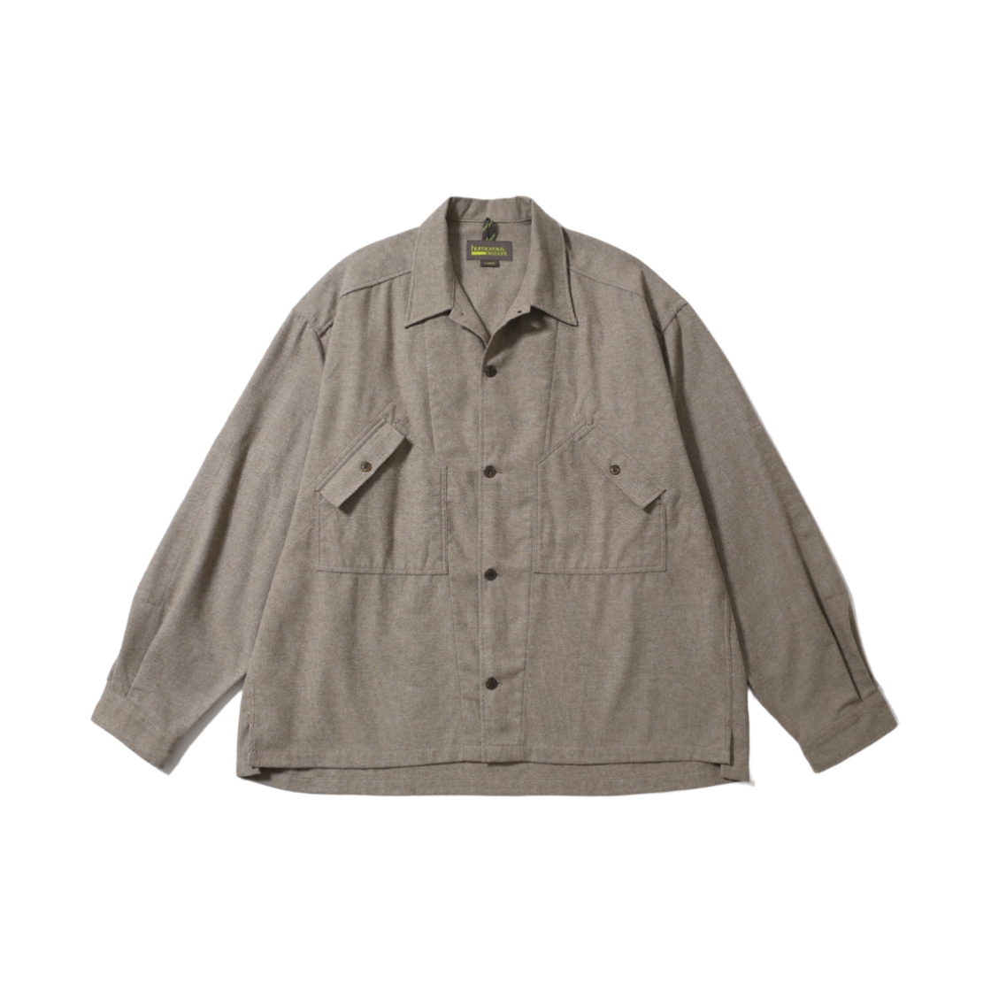 HM26AW-SH01 humorous account Rest Work Shirt Heather Beige