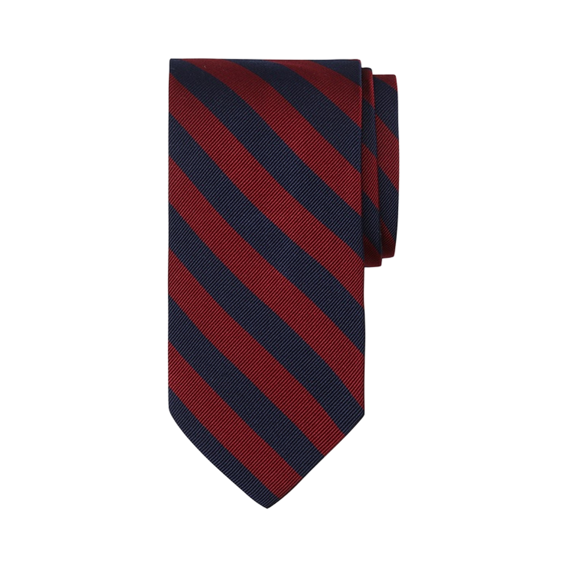 BBATMFZ501-ZNA BrooksBrothers Stripe Repp Tie Navy
