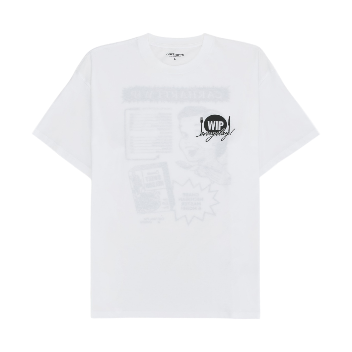 칼하트 WIP 카탈로그 숏 슬리브 티셔츠 화이트(Carhartt WIP Catalogue Short Sleeve T-Shirt White) - 2