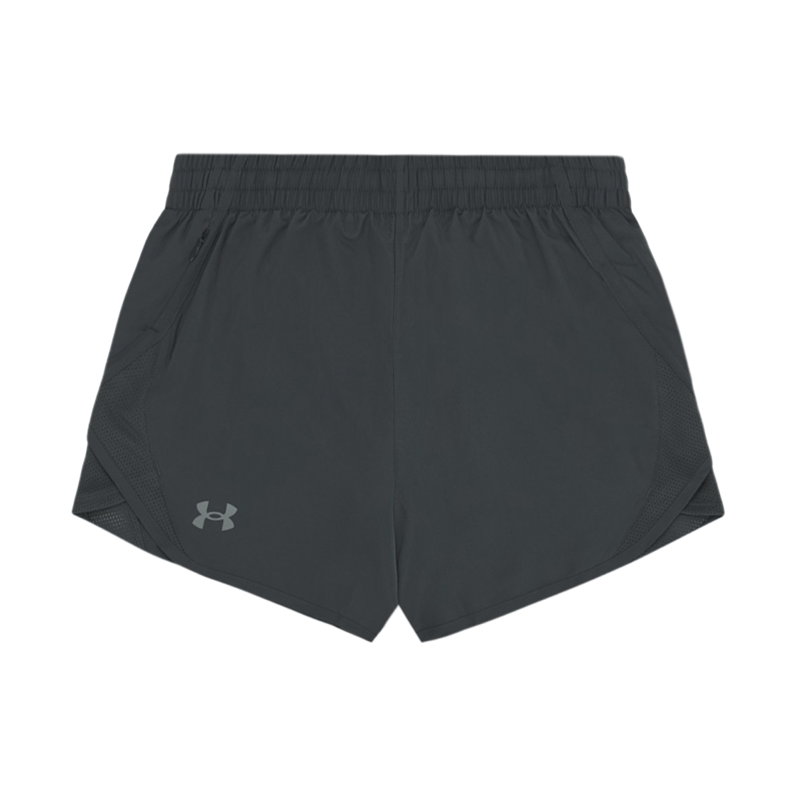 1382438-025 (W) Under Armour Fly-By 3 Inch Shorts Castlerock Reflective