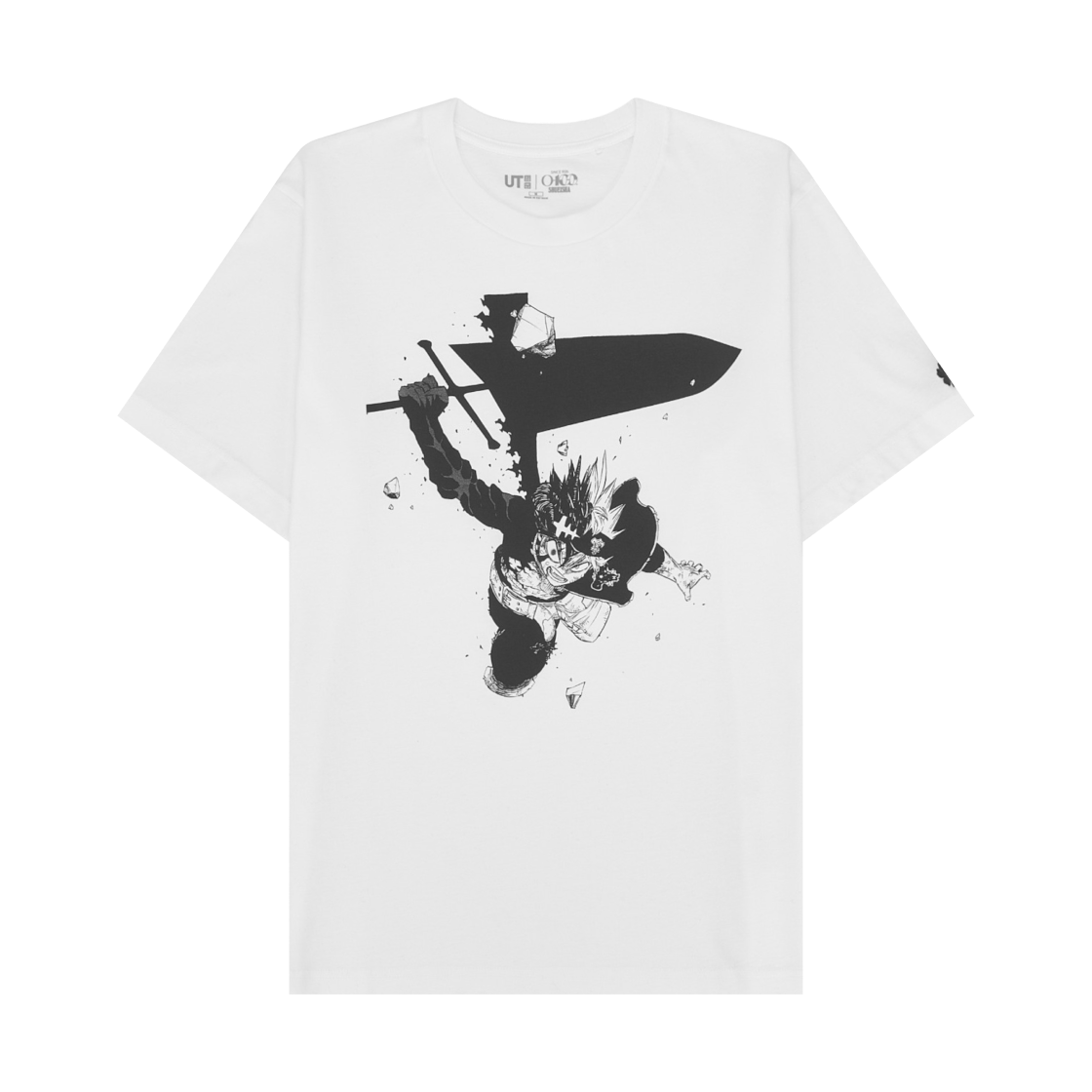 489661-00 Uniqlo UT Shueisha 100th Anniversary Black Clover T-Shirt White
