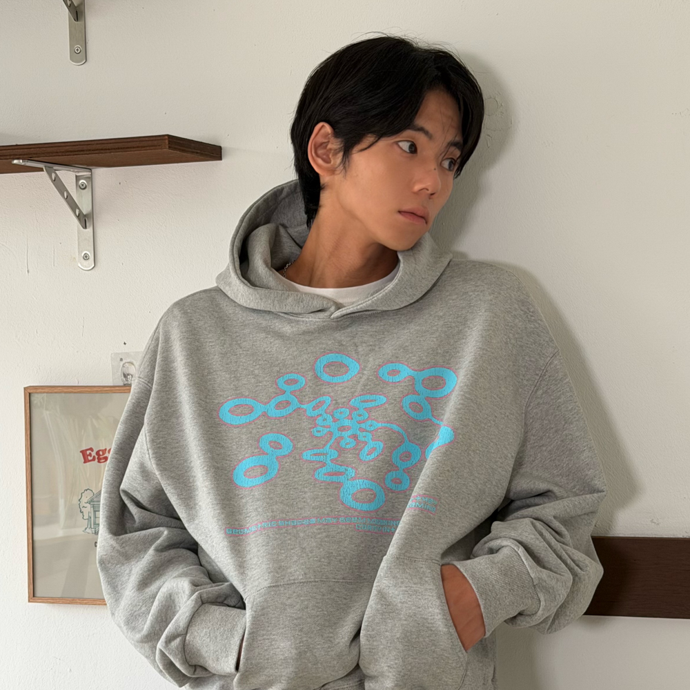 아모우 마이토시스 후디 그레이(AMOU Mitosis Hoodie Gray) - 6
