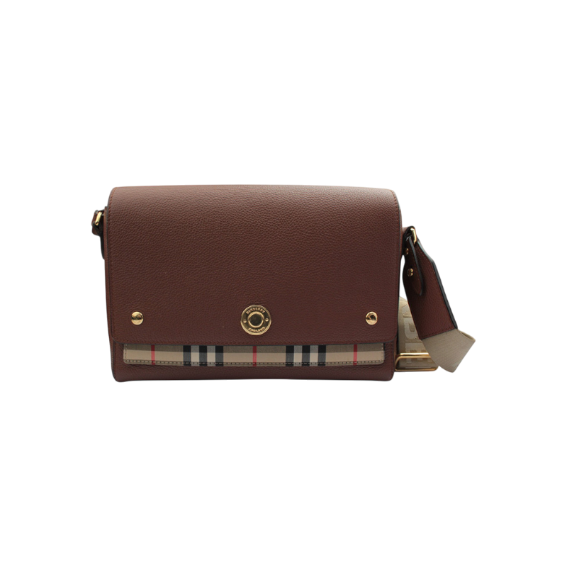 ITV337E2B8VH Burberry Brown Logo Strap Crossbody Bag