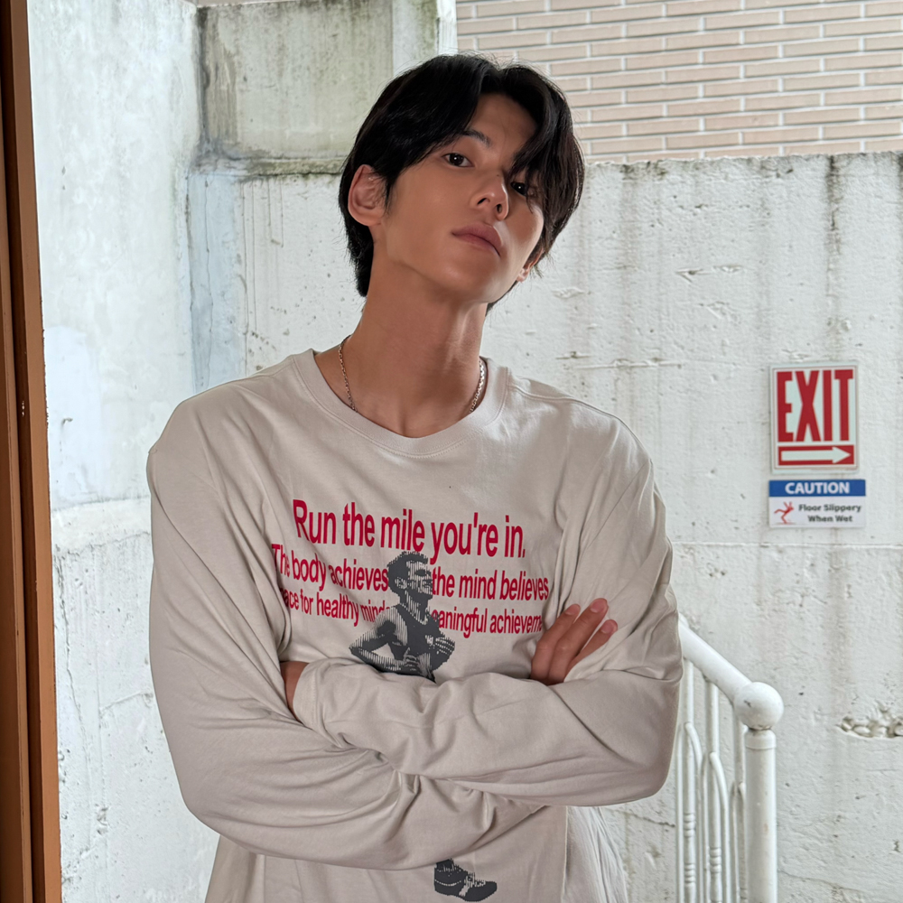 아모우 런 더 마일 롱슬리브 라이트 그레이(AMOU Run The Mile Long Sleeve Light Gray) - 5