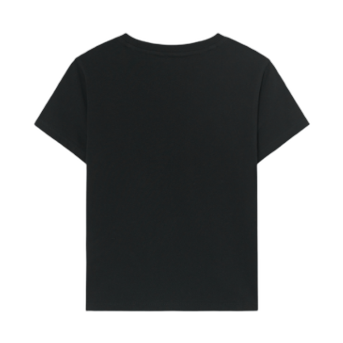 (W) 게스 트라이앵글 러브 티셔츠 블랙((W) GUESS Triangle Love Tee Black)