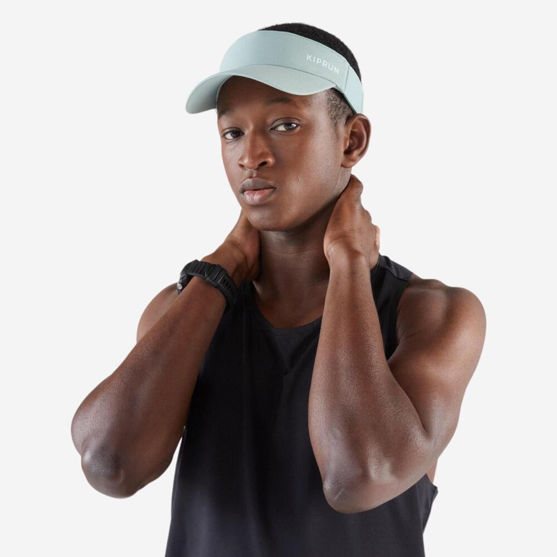 데카트론 러닝 바이저 선캡 모자 V2 프로즌 그린(Decathlon Running Visor Sun Cap V2 Frozen Green) - 10