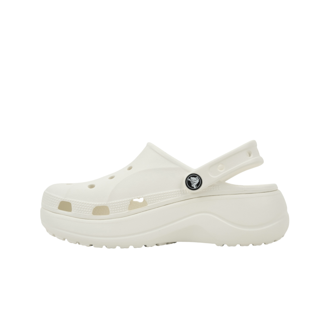 (W) 크록스 바야 플랫폼 클로그 화이트((W) Crocs Baya Platform Clog White) - 3