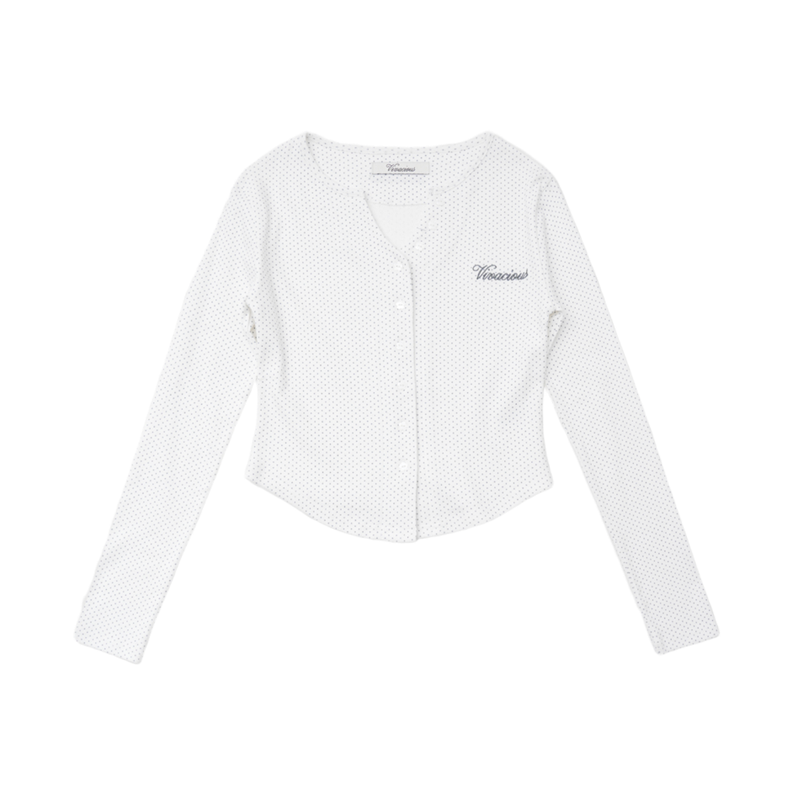 비바셔스 카미유 플라워 버튼 가디건 아이보리(비바셔스 Camille Flower Button Cardigan IVORY) - 1