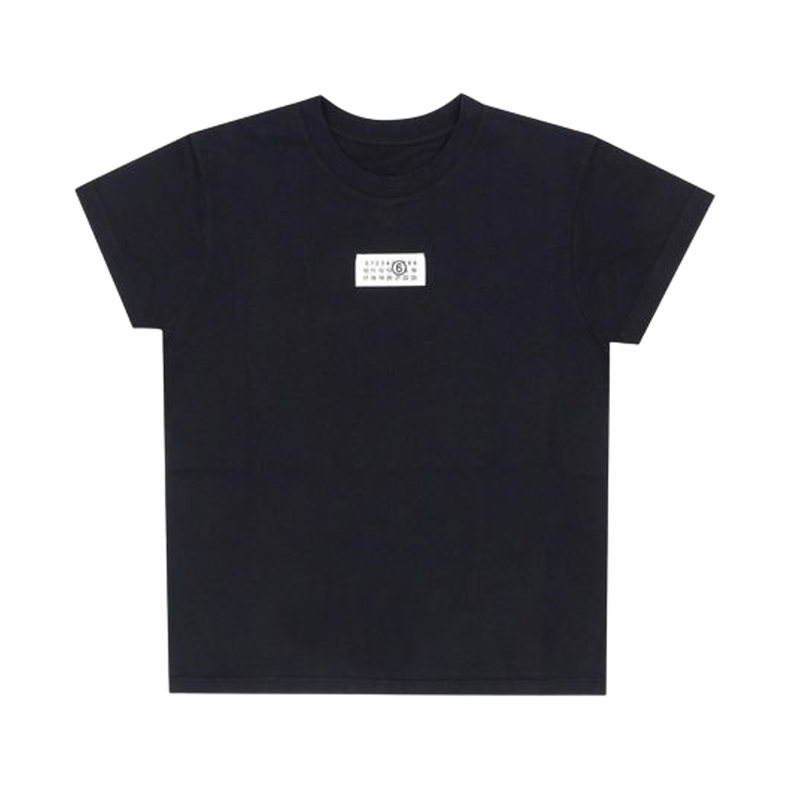 S52GC0327M20258900 (W) MM6 Maison Margiela Overdyed Jersey T-Shirt Black