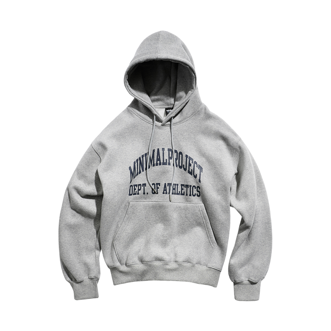 미니멀프로젝트 애슬레틱 헤비웨이트 피치스킨 기모 릴렉스 핏 후드 티셔츠 MHT130 그레이(MINIMALPROJECT Athletic Heavyweight Peachskin Brushed Relaxed Fit Hoodie Mht130 Gray)
