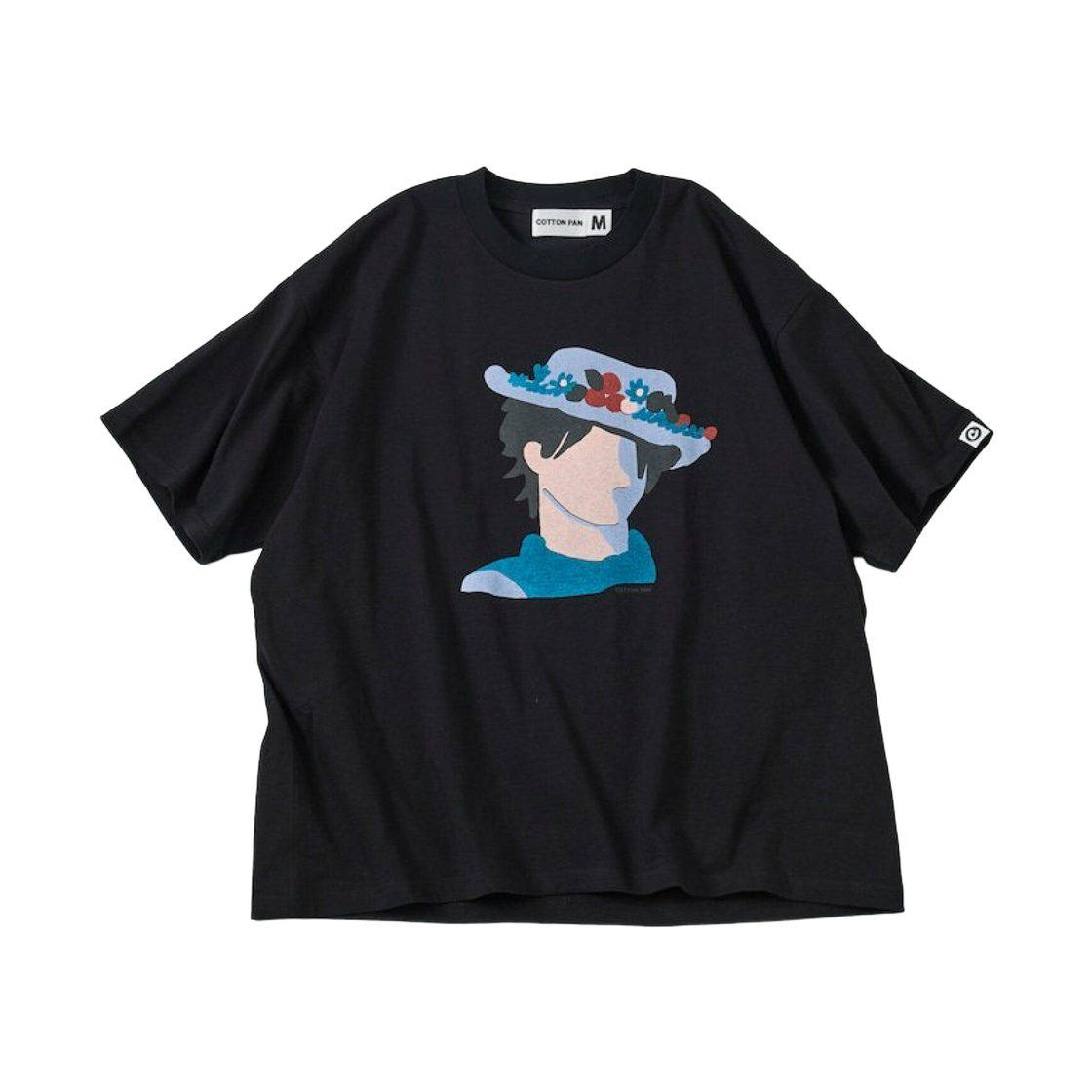 3326425600015 Freak's Store x Cotton Pan Relaxed Fit Printed Crew Neck T-Shirt Black