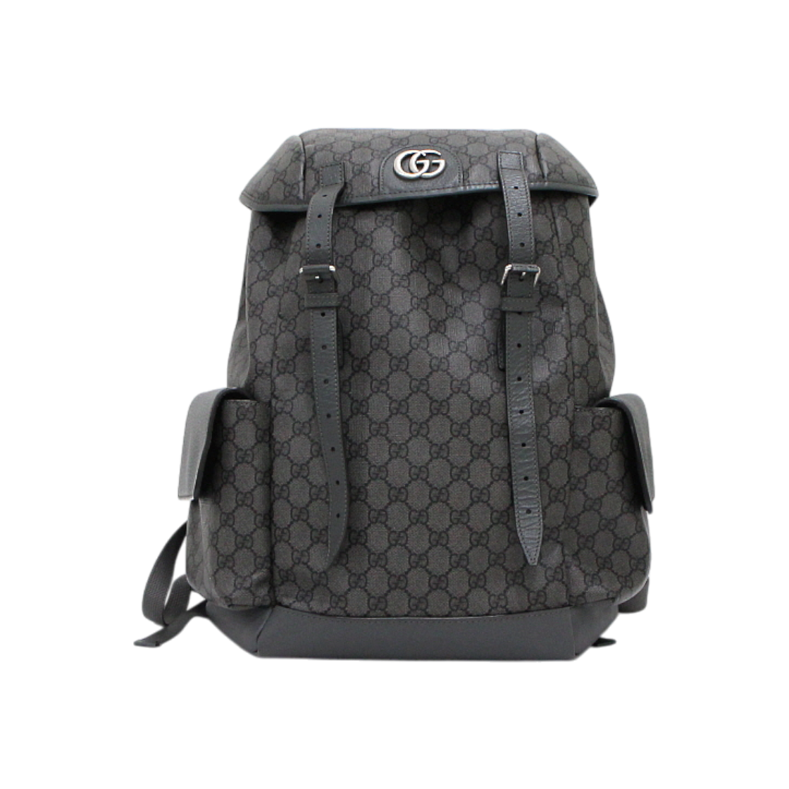 ITKDWMBE42JT Gucci Gray GG Supreme Ophidia Medium Men Backpack