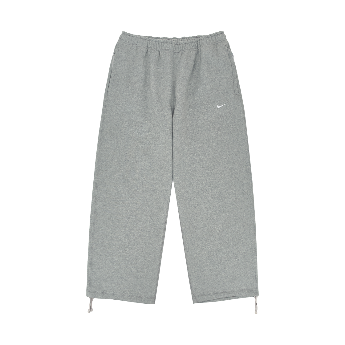 FN3343-063 Nike NSW Swoosh Open Hem Fleece Pants Dark Grey Heather - Asia