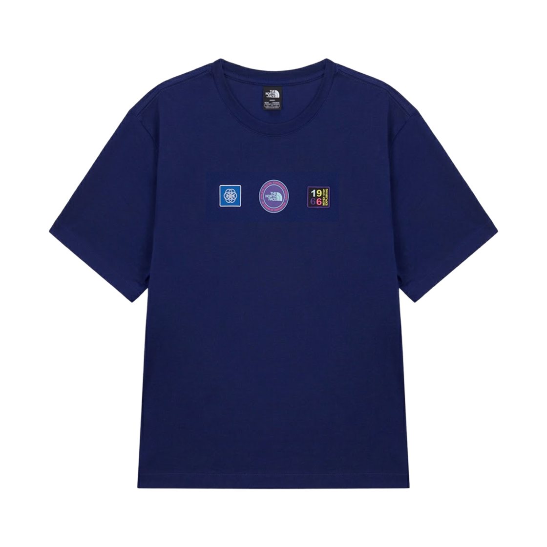 NT7US98B The North Face U Explorer Badges RLX S/S T-Shirt Graphic Ink Blue - 26FW