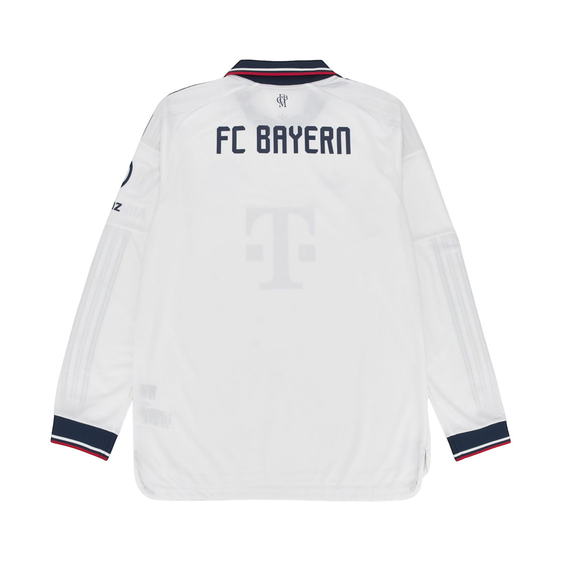 아디다스 FC 바이에른 뮌헨 2026/27 어웨이 어센틱 롱슬리브 저지 화이트 - KR 사이즈 (논 마킹 버전)(Adidas FC Bayern Munchen 2026/27 Away Authentic Long Sleeve Jersey White - KR Sizing (Non Marking Ver.)) - 2