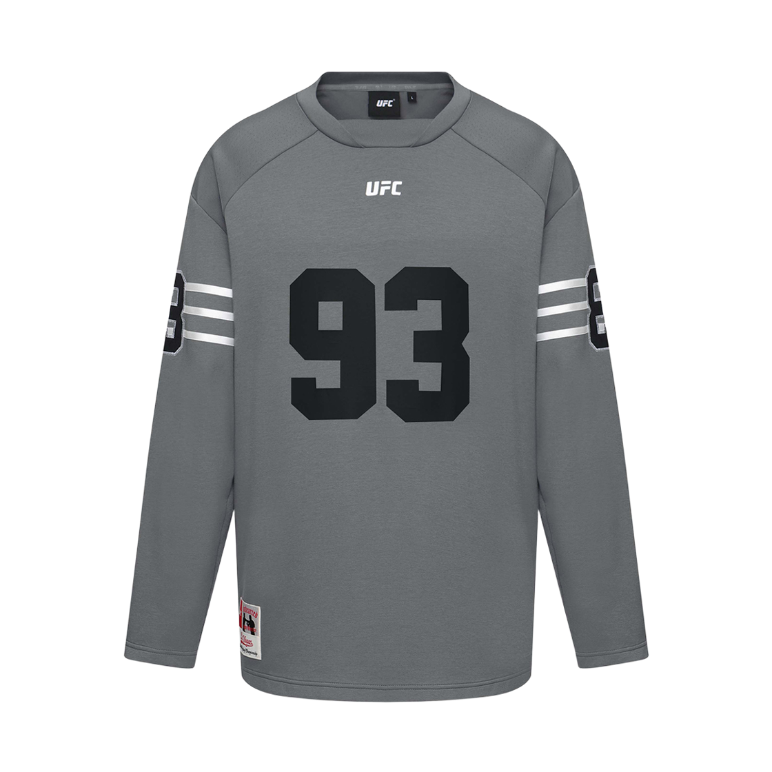 UFC 얼티밋 93 오버핏 풋볼 저지 스틸 그레이 U2LSX3303ST(UFC ULTIMATE 93 OVERSIZED FIT FOOTBALL JERSEY STEEL GREY U2LSX3303ST)