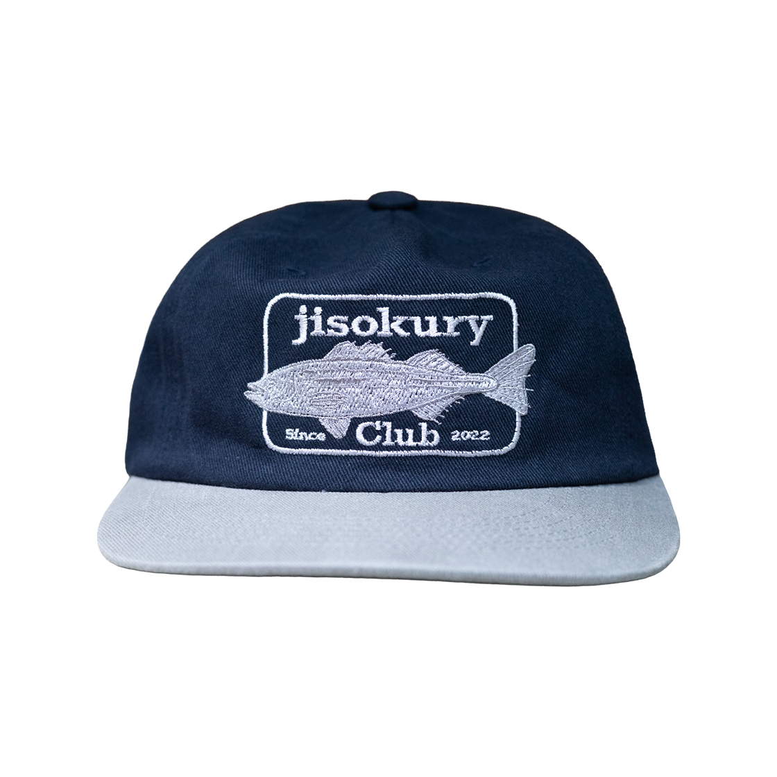 jisokuryClub x Kracker Fishing Cap - 네이비(jisokuryClub x Kracker Fishing Cap - Navy)