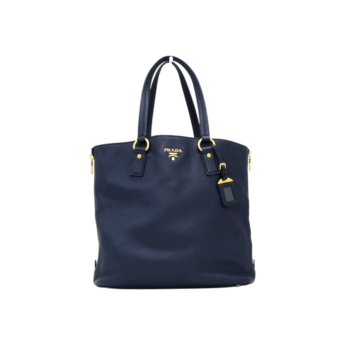 ITMHVCOA8T4U Prada Navy Vitello Daino Shoulder Bag
