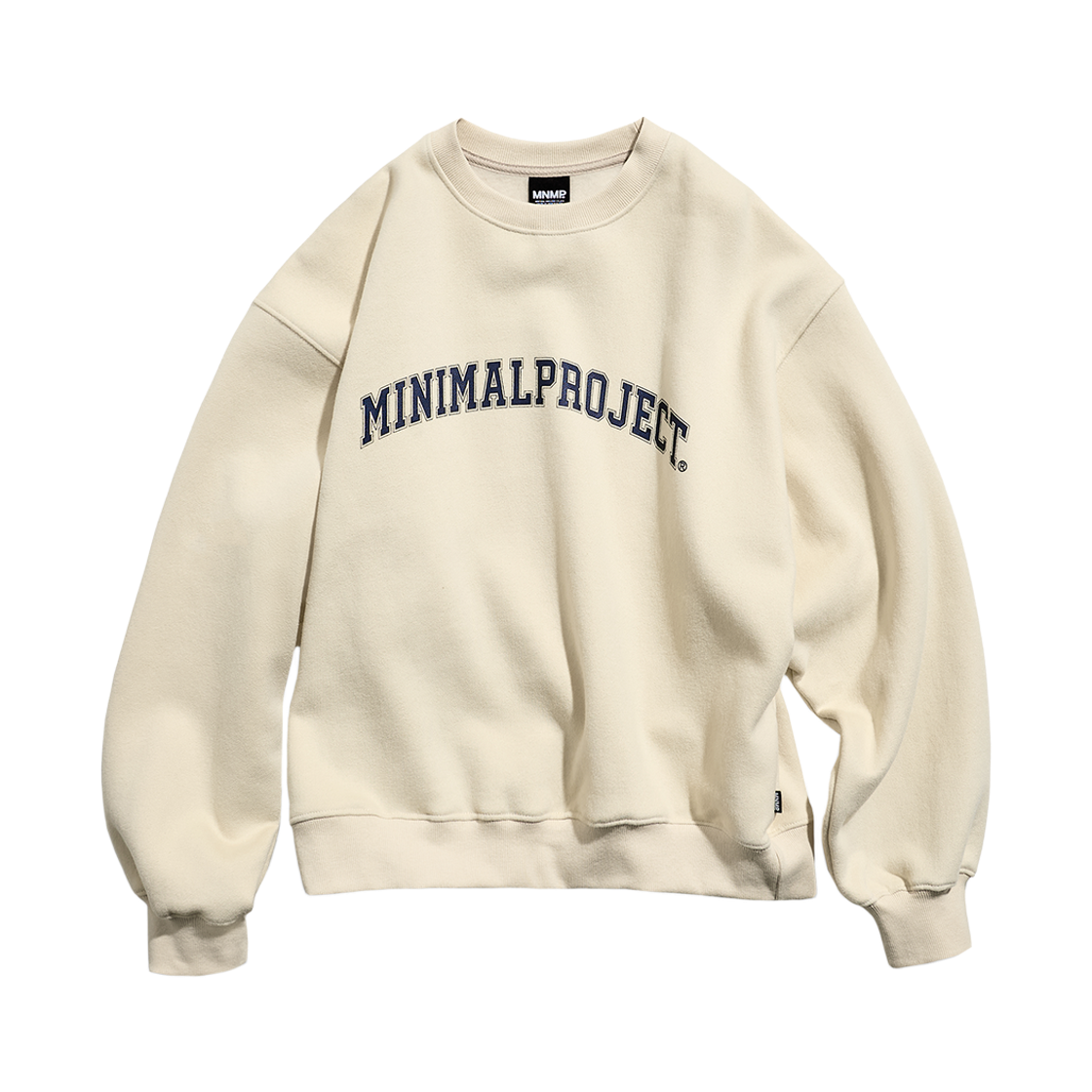 MMT132-NIV MINIMALPROJECT Cozy Heavyweight Peachskin Brushed Relaxed Fit Sweatshirt Mmt132-N Ivory