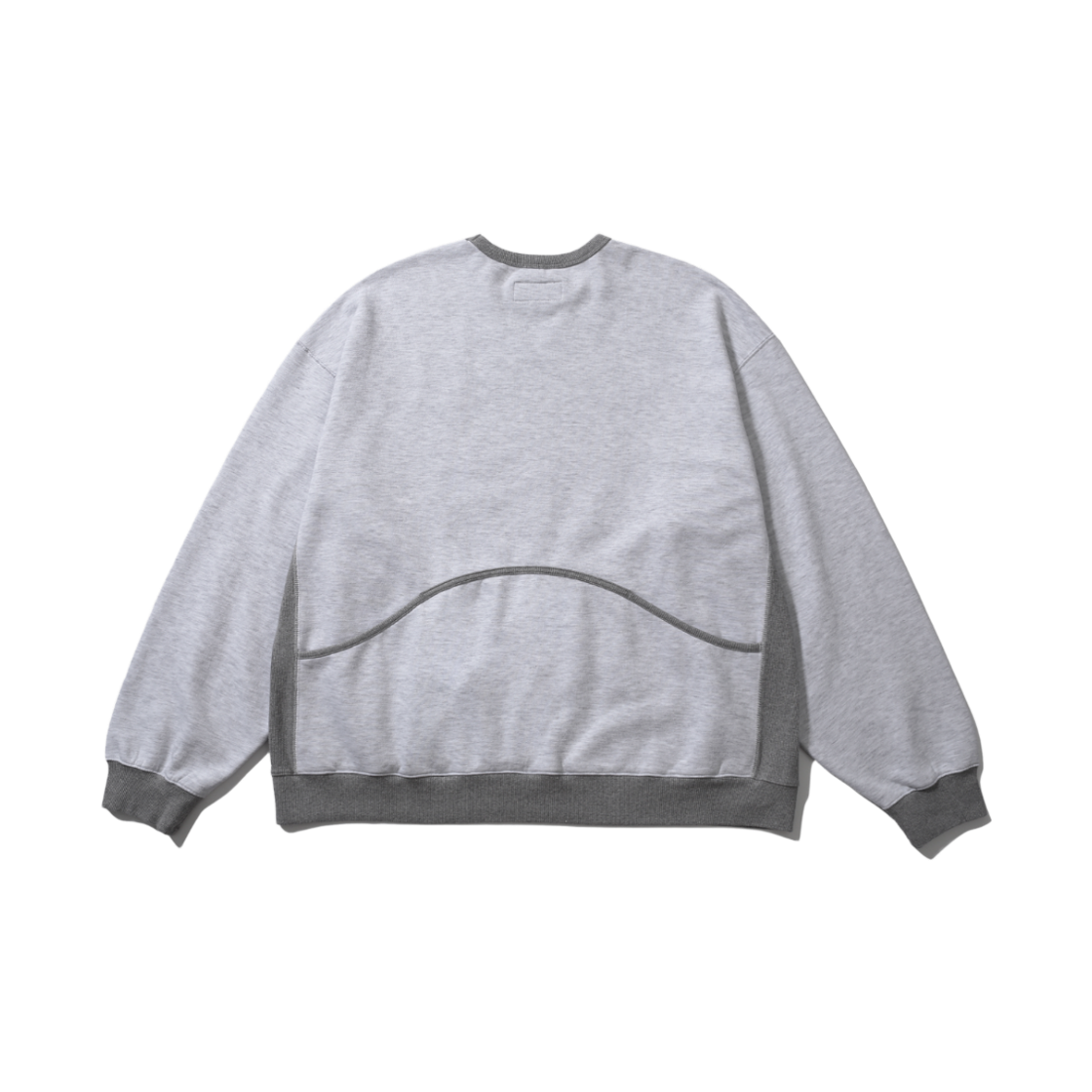 휴머러스 어카운트 웨이브 포켓 스웻 셔츠 라이트 멜란지 그레이(humorous account Wave Pk Sw Shirt Light Melange Gray) - 2