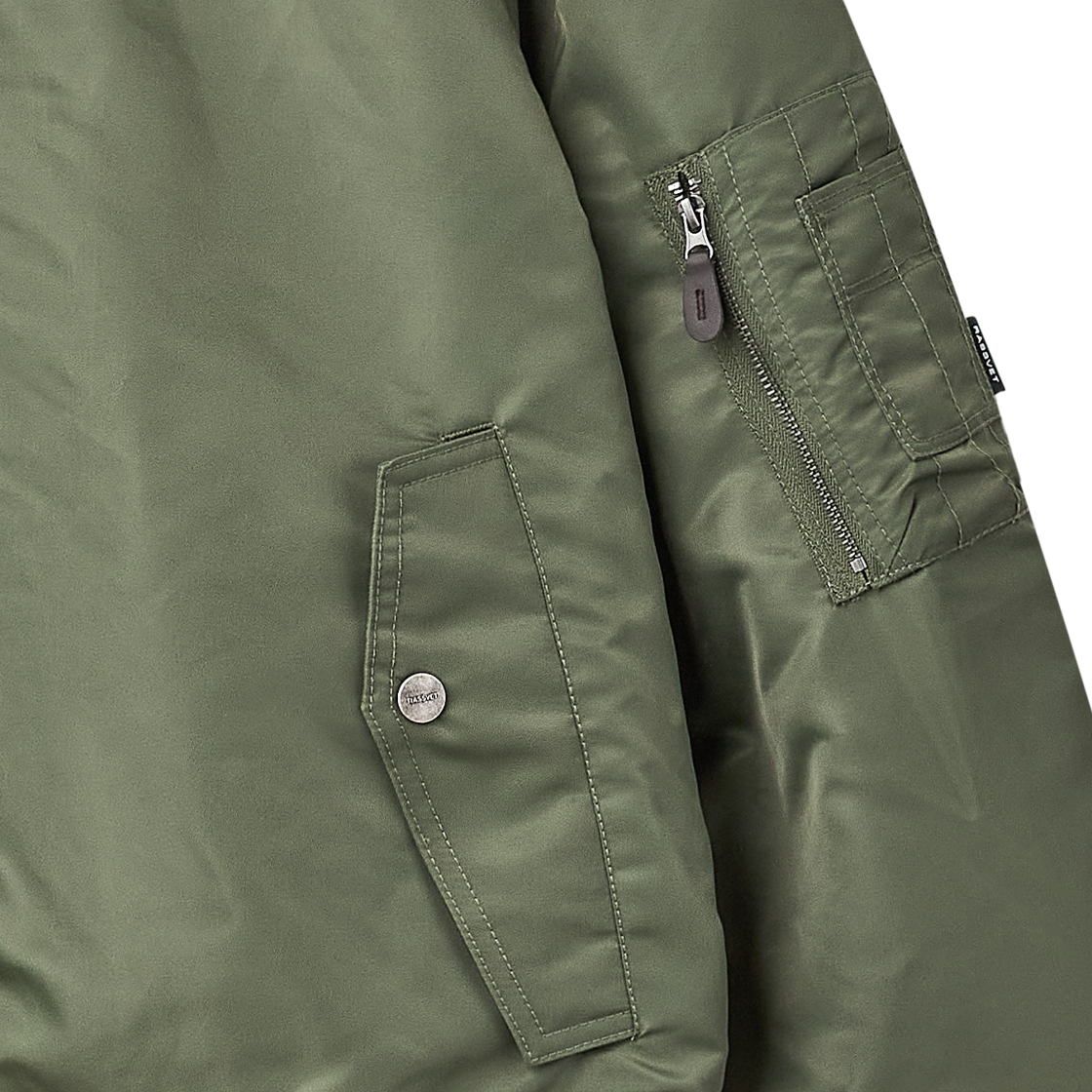 라스벳 후디드 N-2B 봄버 자켓 그린 - 26FW(Rassvet Hoooded N-2B Bomber Jacket Green - 26FW) - 5
