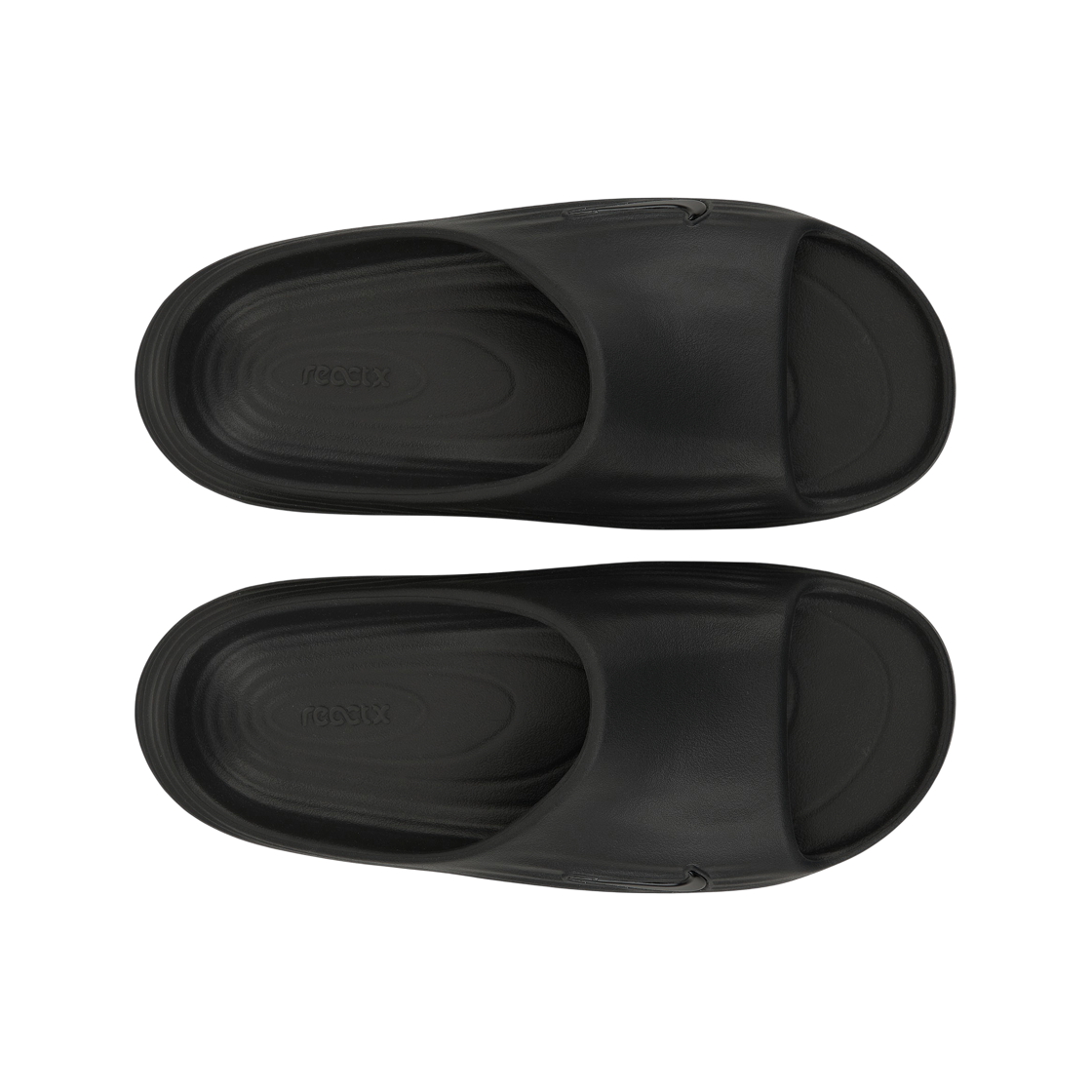 (W) 나이키 리액트X 리주버네이트 슬라이드 트리플 블랙((W) Nike ReactX Rejuven8 Slide Triple Black) - 5