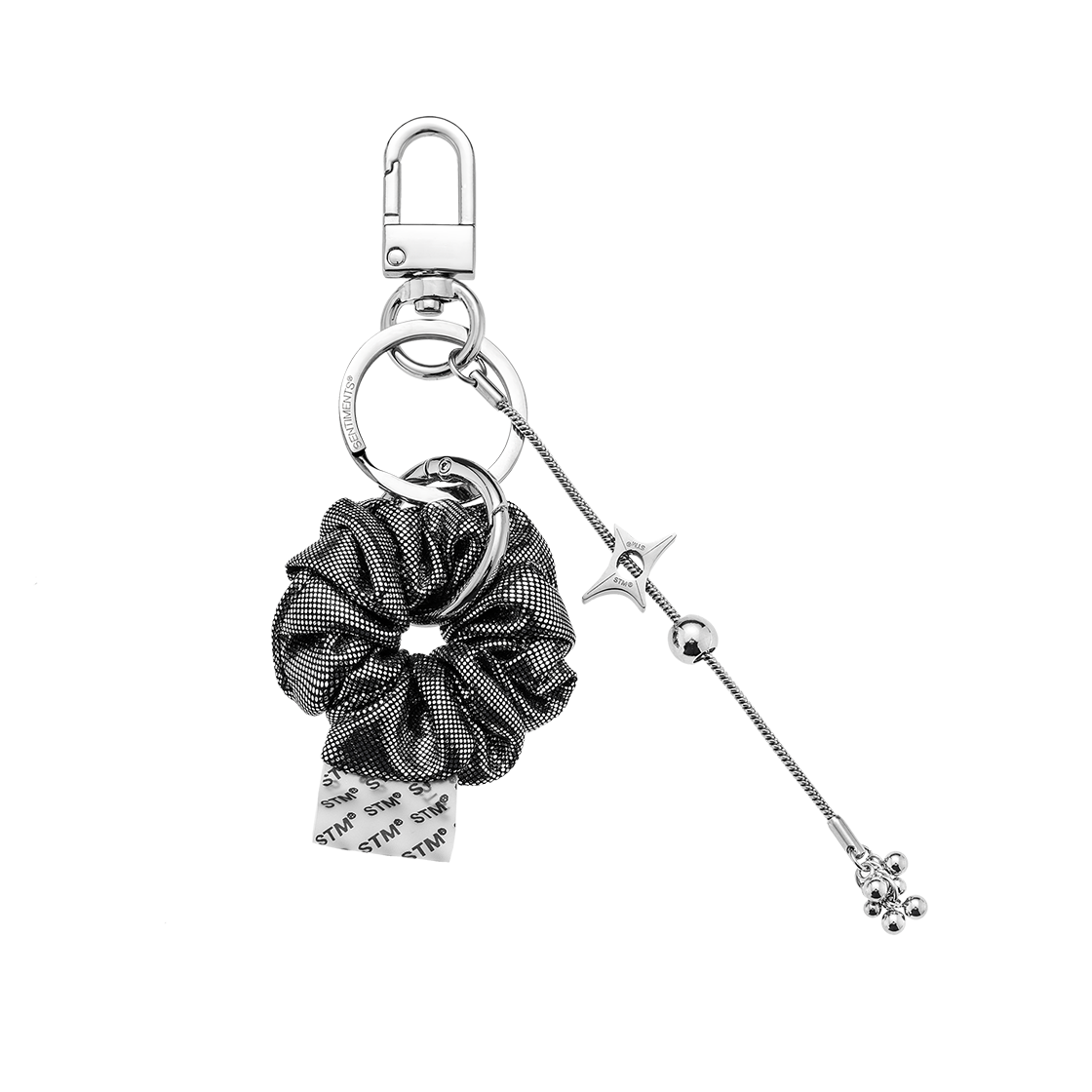 센티멍 넘버 783 스크런치 키링 블랙(Sentiments No.783 [Black] Scrunch Keyring)