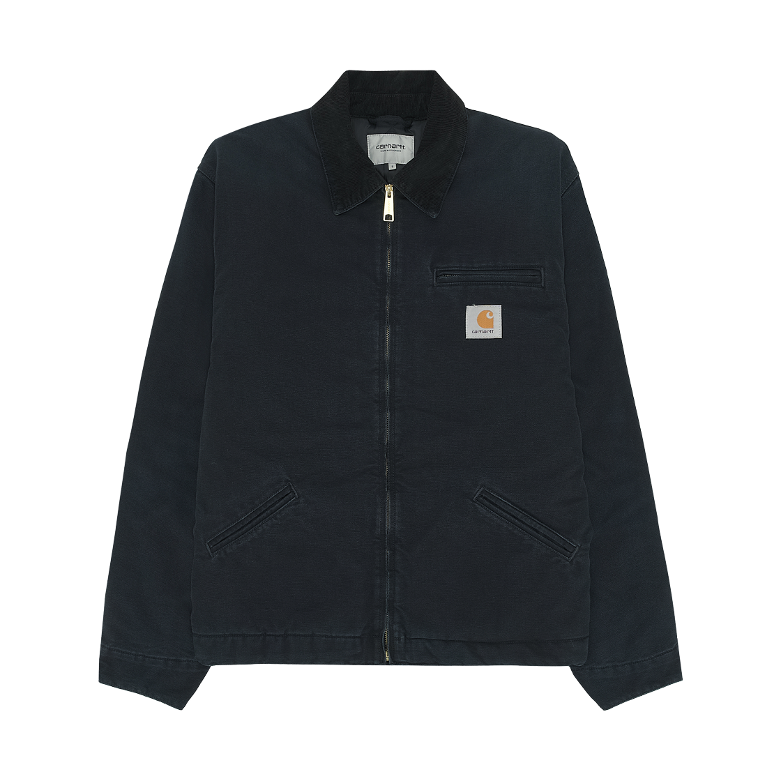 칼하트 WIP OG 디트로이트 자켓 블랙 스톤 캔버스(Carhartt WIP OG Detroit Jacket Black Stone Canvas)