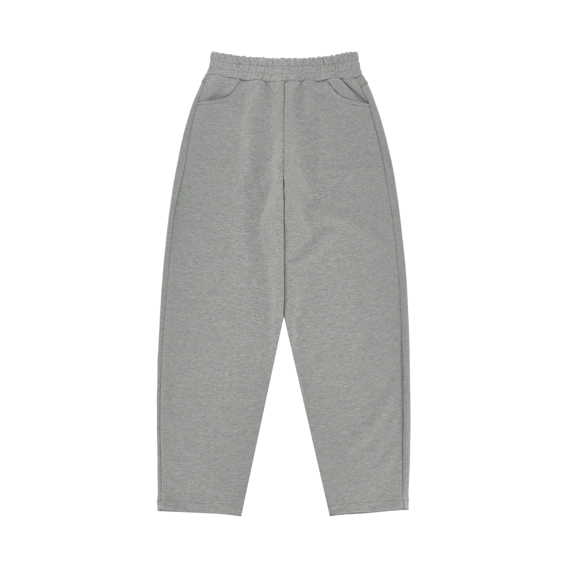MJD MJD Everyday Heavy Sweat Baggy Pants Melange Grey · ONE SIZE