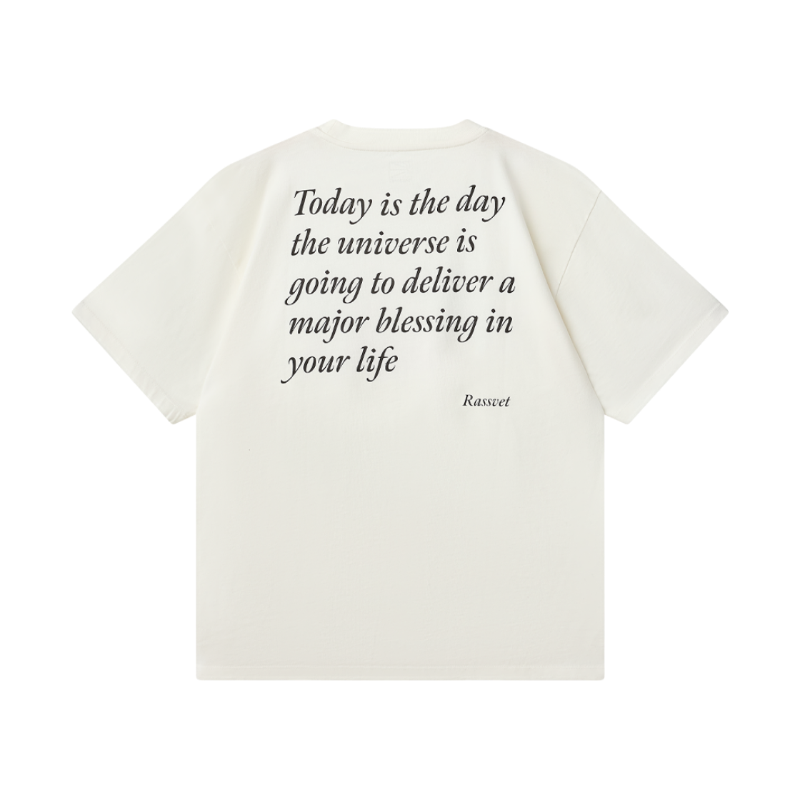 라스벳 블레싱스 티셔츠 오프 화이트 - 26FW(Rassvet Blessings Tee Shirt Off White - 26FW) - 2