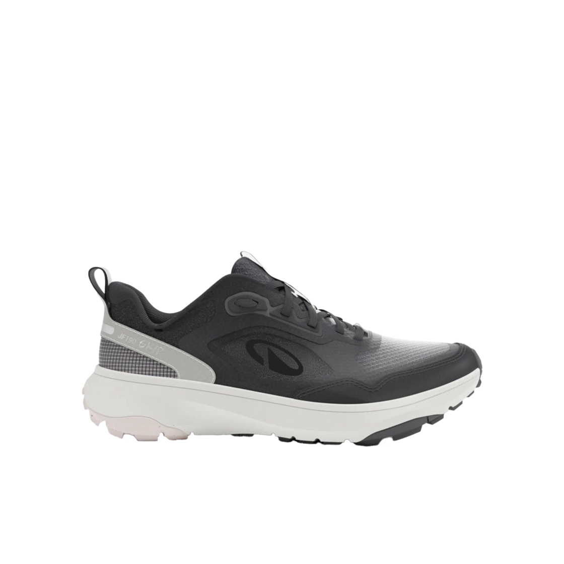 8913965 Decathlon Women's Running and Trail Running Shoes JF190.1 Grip Smoke Black
