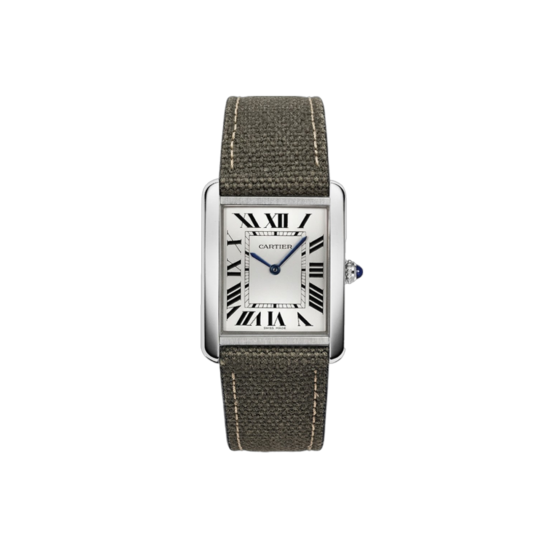 ITJCM5ELJCFB Cartier Tank Solo Large White Roman No. 8375