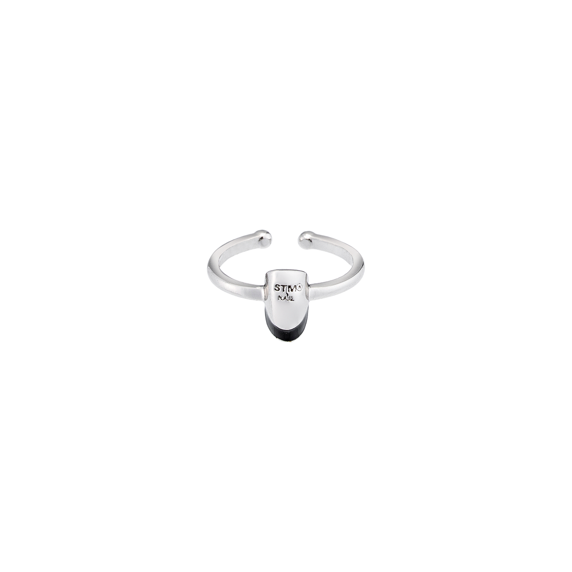 NO.766BF Sentiments No.766 [Black French] Round Toe Ring