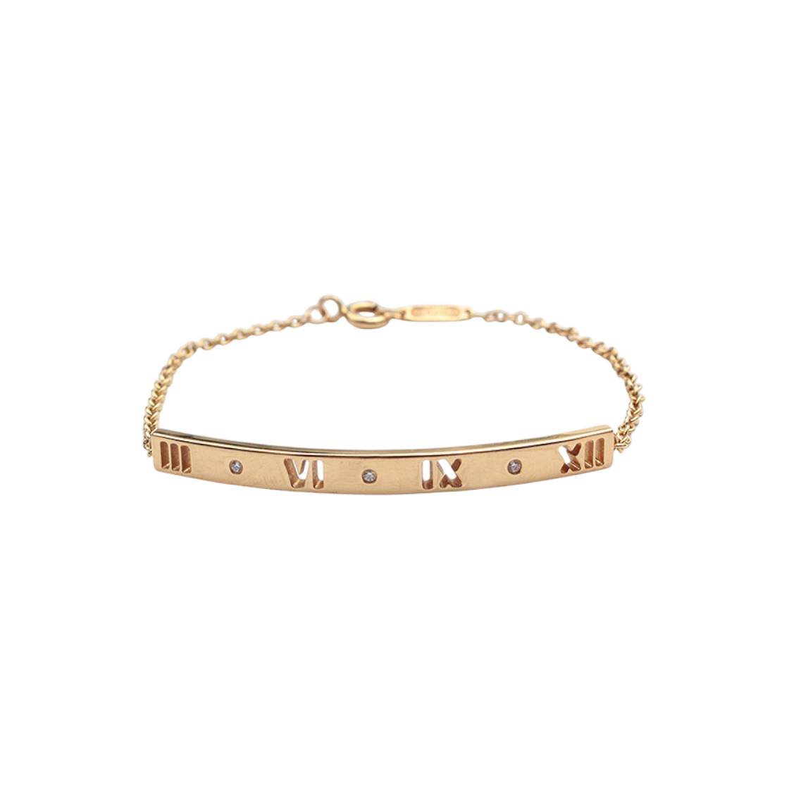 ITTCQID365G3 Tiffany & Co. Pink Gold 3Melly Diamond Atlas Bracelet