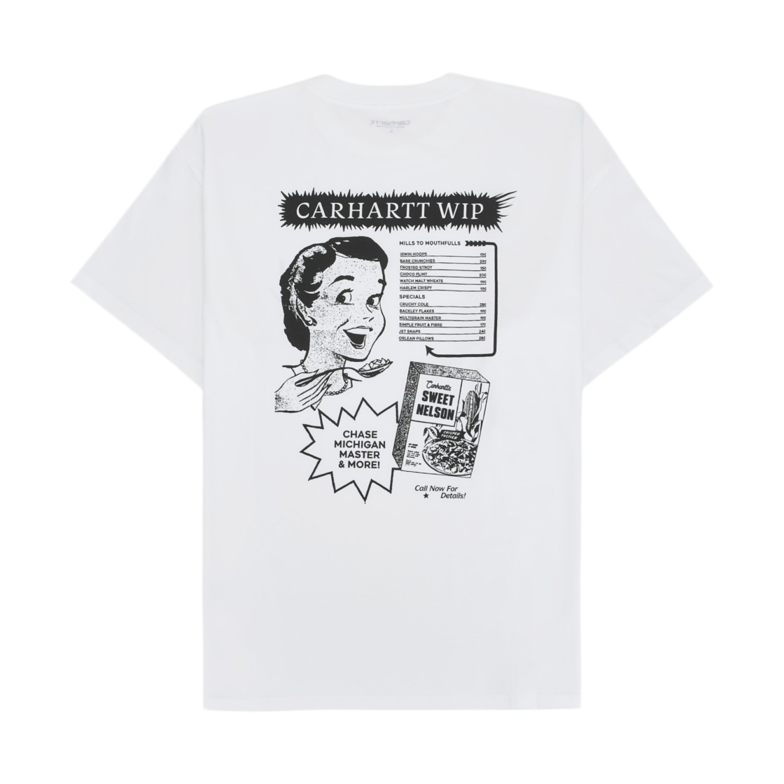 I034644-00A-XX Carhartt WIP Catalogue Short Sleeve T-Shirt White