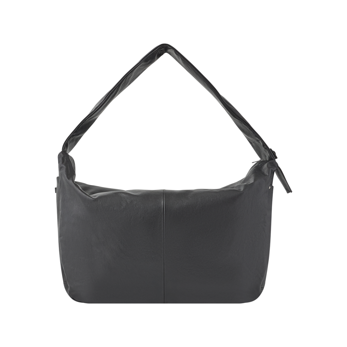 슈타인 고트 레더 셔링 핸들 숄더 백 블랙 - 26FW(ssstein Goat Leather Shirring Handle Shoulder Bag Black - 26FW) - 3