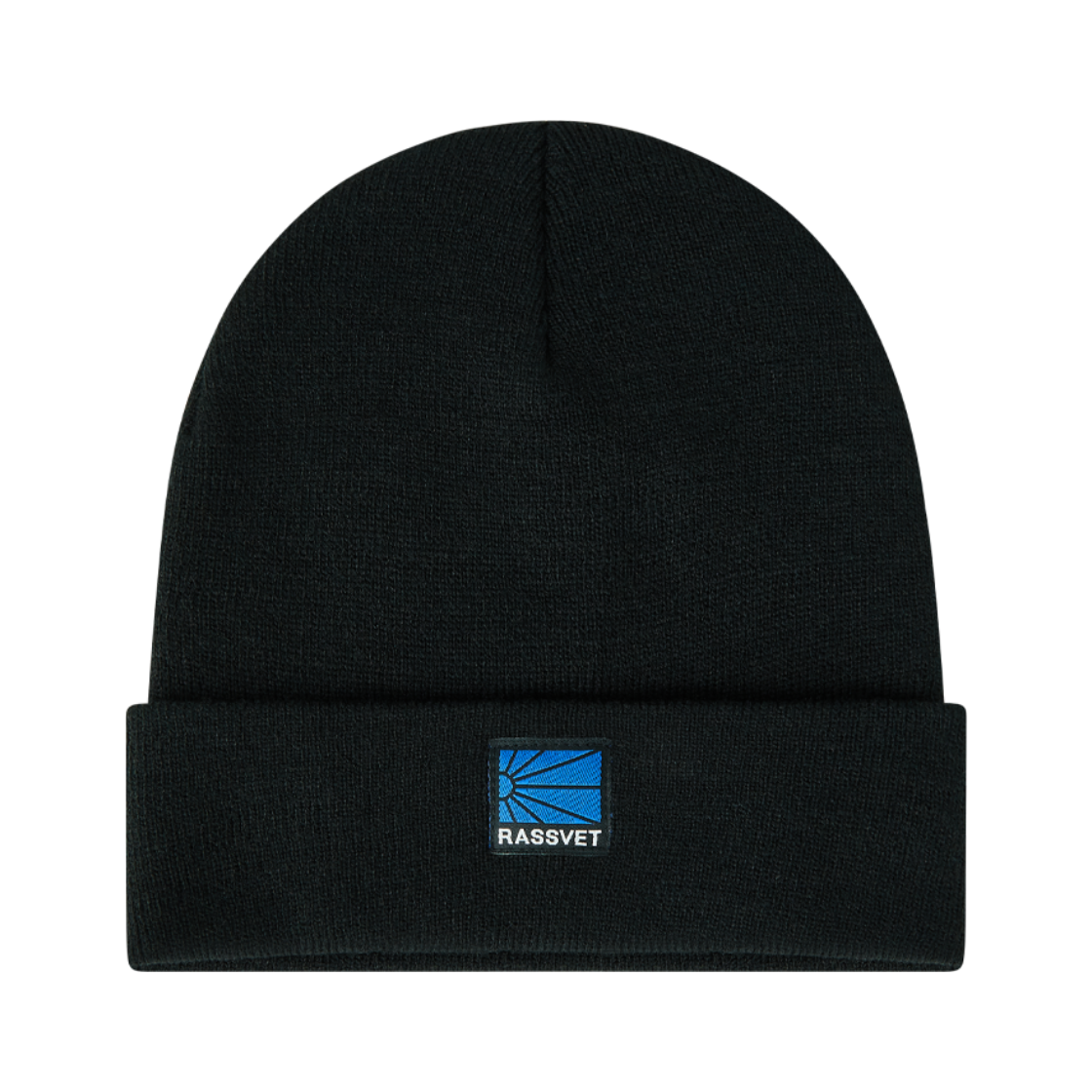 라스벳 로고 비니 블랙 - 26FW(Rassvet Logo Beanie Black - 26FW)