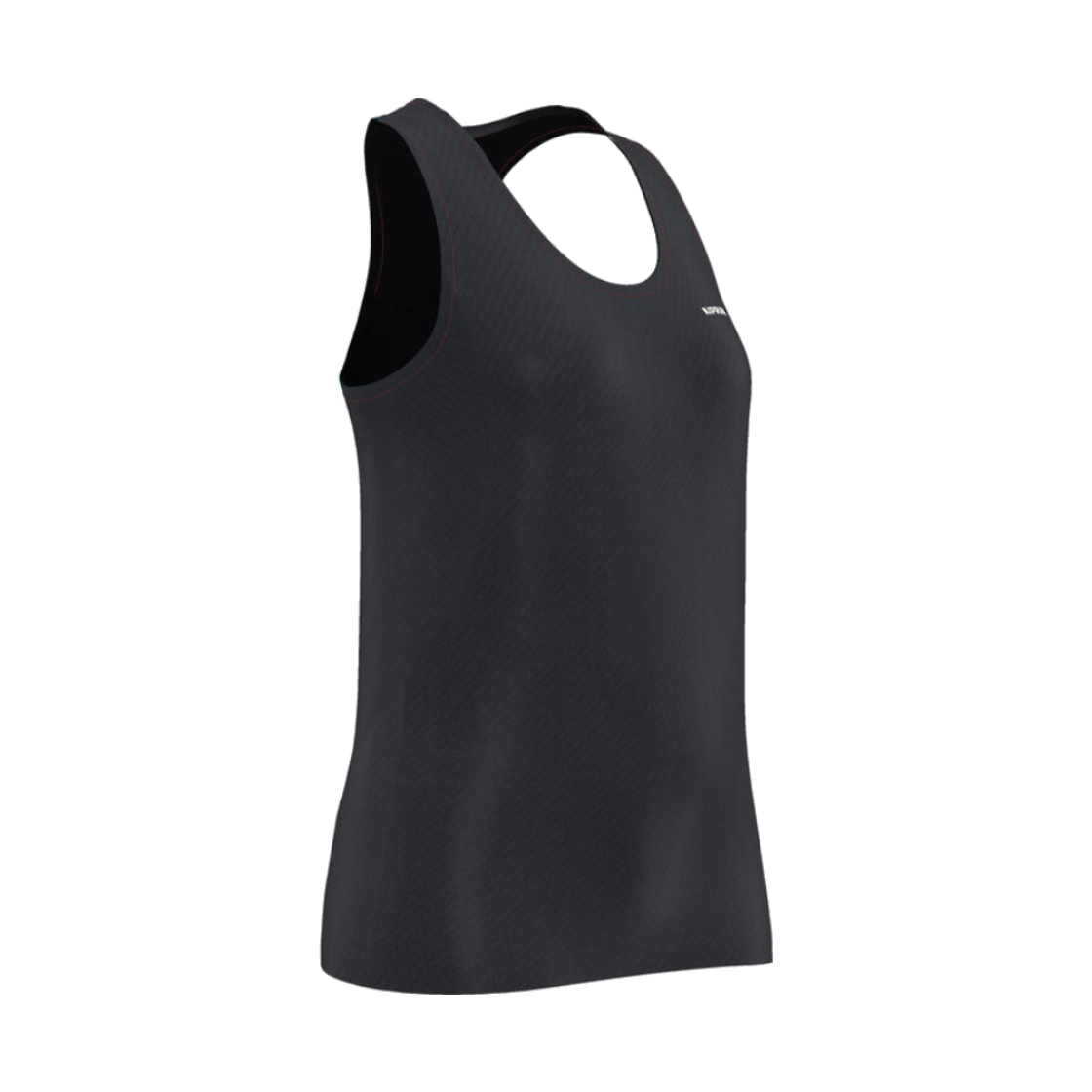 8947436 Decathlon Women's Running Singlet Run Comfort 500 Graphite Grey