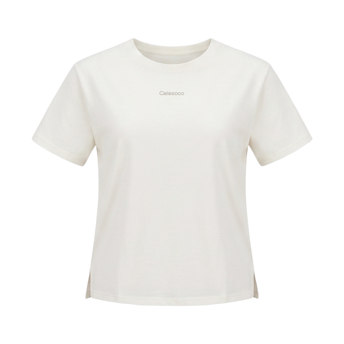 CLWT8110 cielcoco Sorona Basic Short Sleeves Ivory