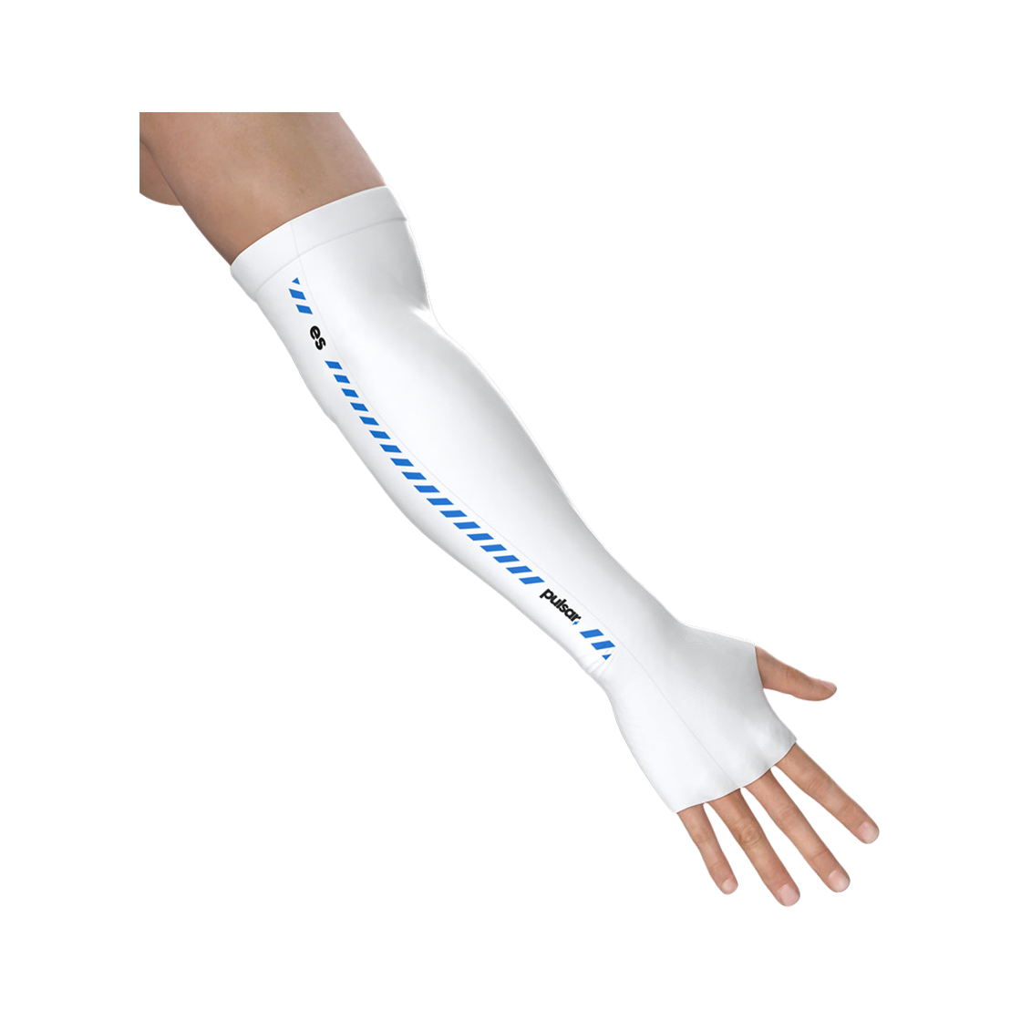 펄사 eS e스포츠 게이밍 팔토시 Palm Long 화이트색상 XL 사이즈(PULSAR eS ARM SLEEVE Palm Long XL White) - 2
