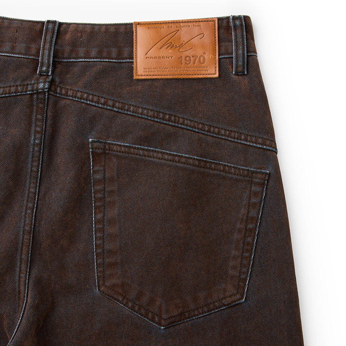엠엠아이씨 세인트 플레어 진 빈티지 브라운(MMIC Saint Flare Jeans Vintage Brown) - 4