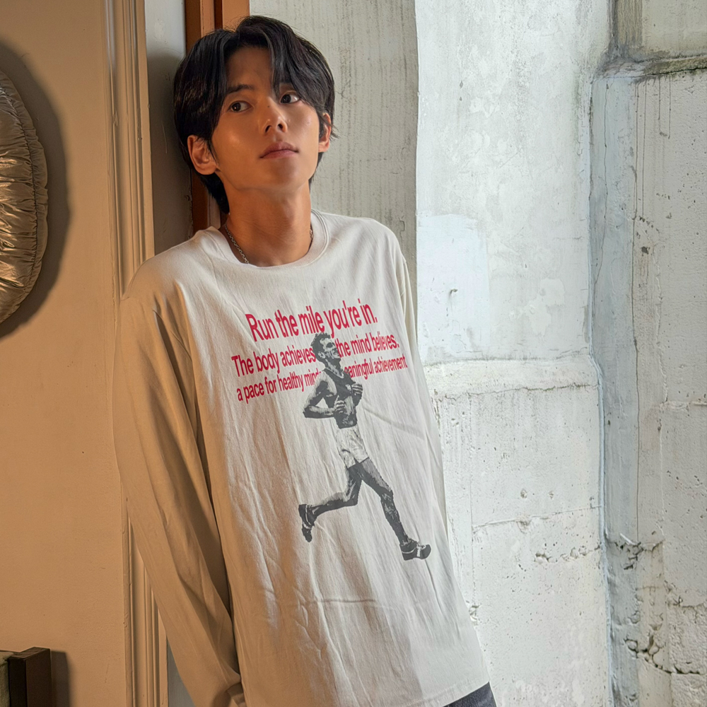 아모우 런 더 마일 롱슬리브 라이트 그레이(AMOU Run The Mile Long Sleeve Light Gray) - 6