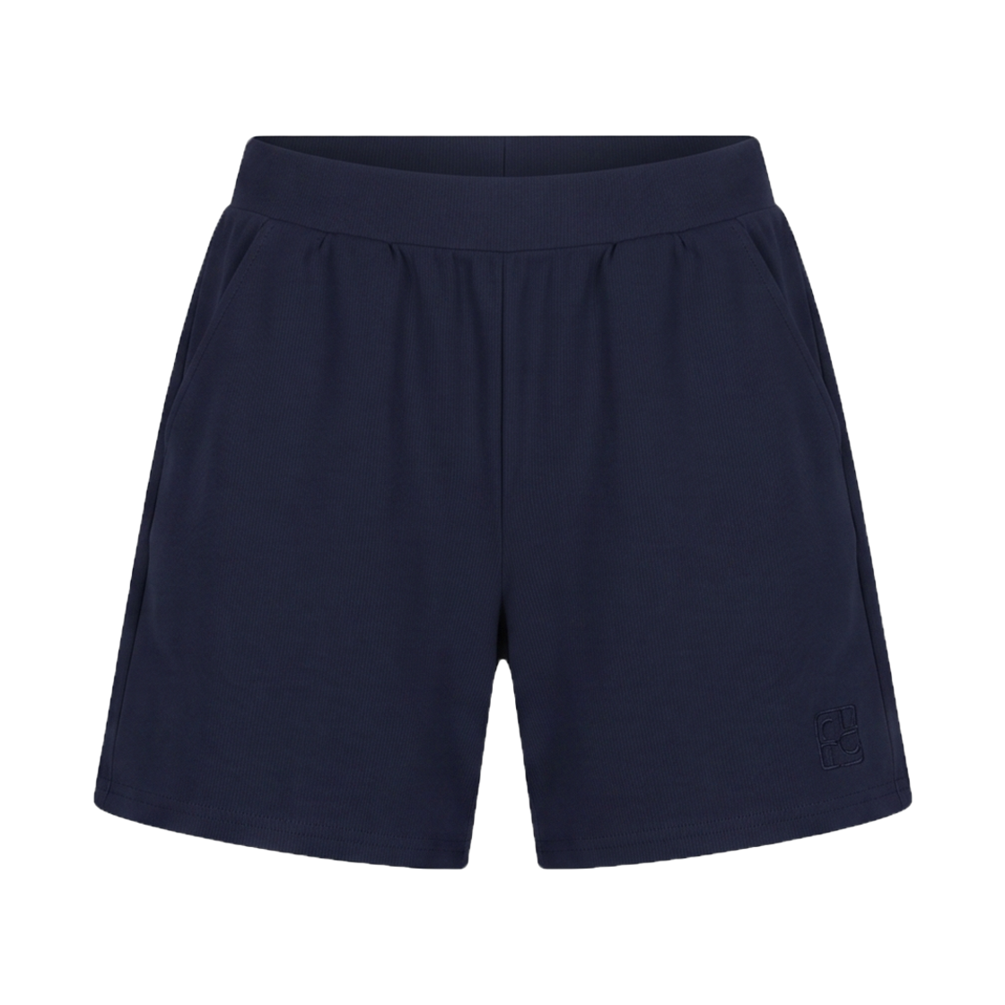 CLWP3015 cielcoco Cooling Ribbed Short Pants Dark navy