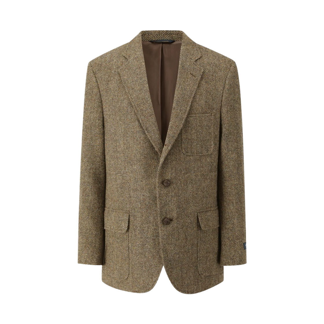 BBJSMMG401-ZBE BrooksBrothers Harris Tweed Sack Jacket Beige