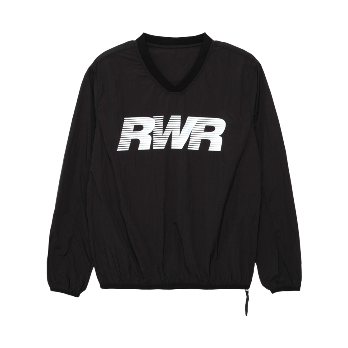 [KREAM 단독, 프리오더] 런위더 브이넥 윈드브레이커 맨투맨 블랙([KREAM 단독, 프리오더] runwhither RWR V-Neck Windbreaker MTM Black)