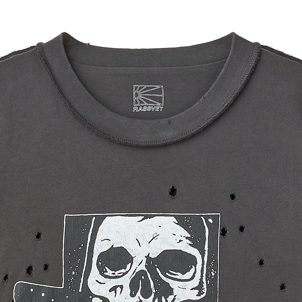 라스벳 슬래셔 티셔츠 블랙 - 26FW(Rassvet Slasher Tee Shirt Black - 26FW) - 3