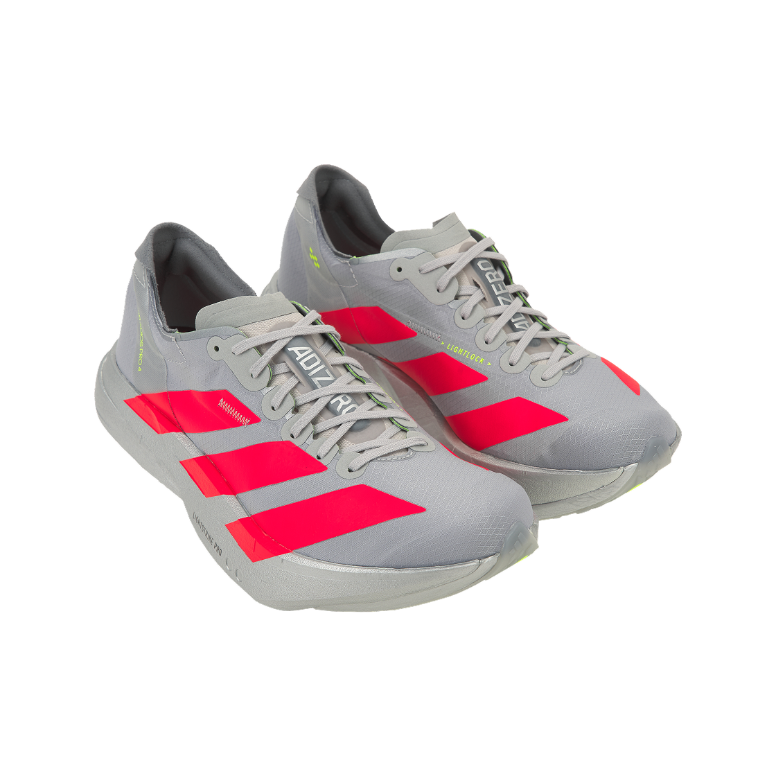 아디다스 아디제로 아디오스 프로 4 실버 메탈릭 루시드 레드(Adidas Adizero Adios Pro 4 Silver Metallic Lucid Red) - 4