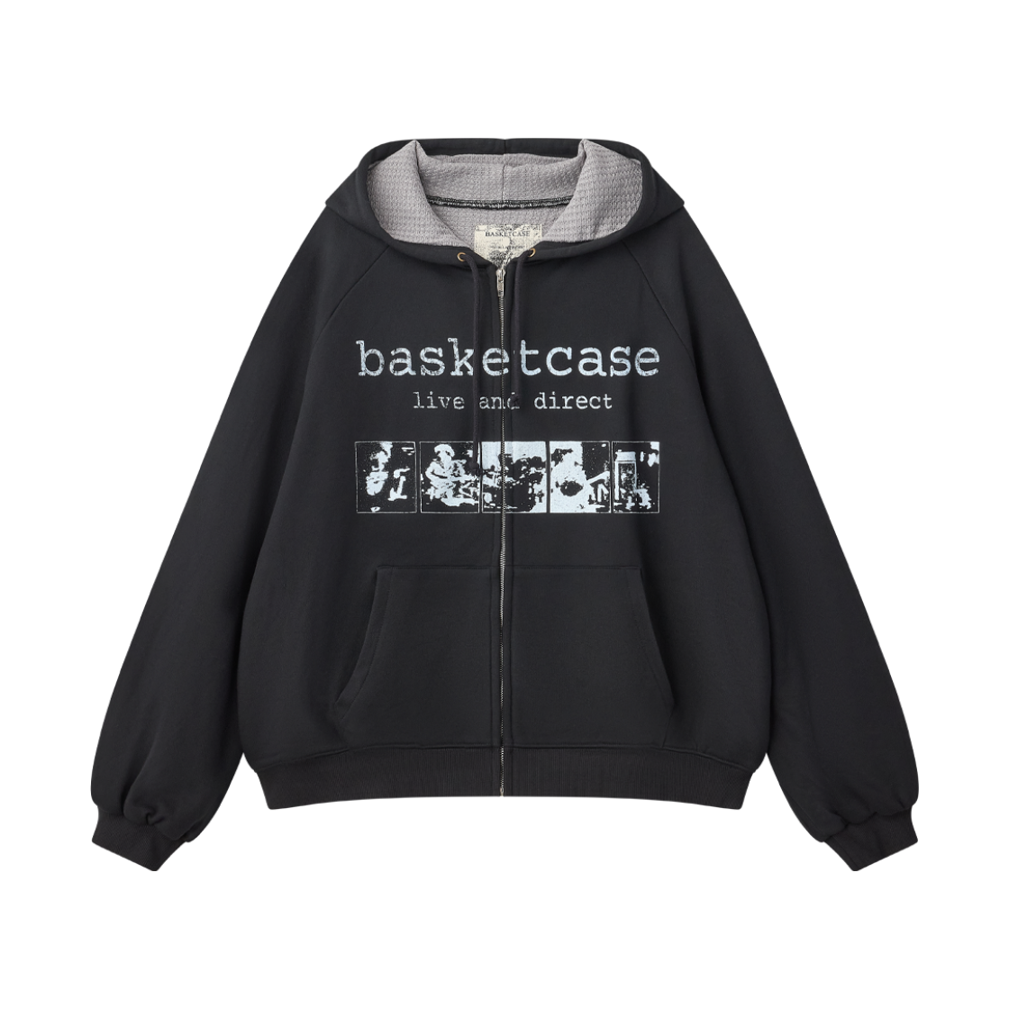 KM6DTSHBG12BK Basketcase Scar Thermal Lined Zip Black - 26FW