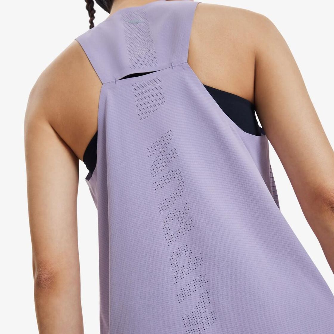 데카트론 여성 러닝 경량 싱글렛 런 라이트 900 스모크 퍼플(Decathlon Women's Running Lightweight Singlet Run Light 900 Smoke Purple) - 7